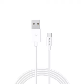 Cabo USB Savio CL-125 USB 2.0 1 m USB A USB C branco
