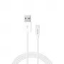 Cabo USB Savio CL-125 USB 2.0 1 m USB A USB C branco