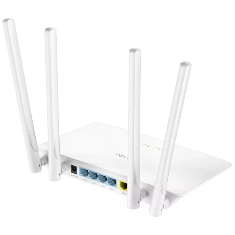 Router de mesa Cudy WR1200 Dualband Wi‑Fi 5 (802.11ac) 867 Mbit/s, 4x RJ‑45 LAN, Branco