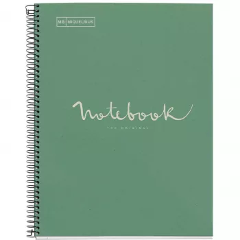 Caderno MAUL A613551 A4 80 folhas verde