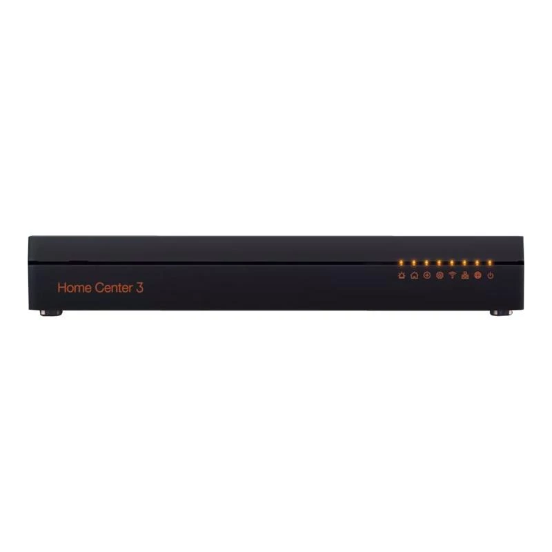 Fibaro Home Center 3 com fios e sem fios preto