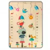 Tapete de espuma de jogo milly mally Modelo 4688 — tapete de espuma enrolado com estampa de urso e baleia