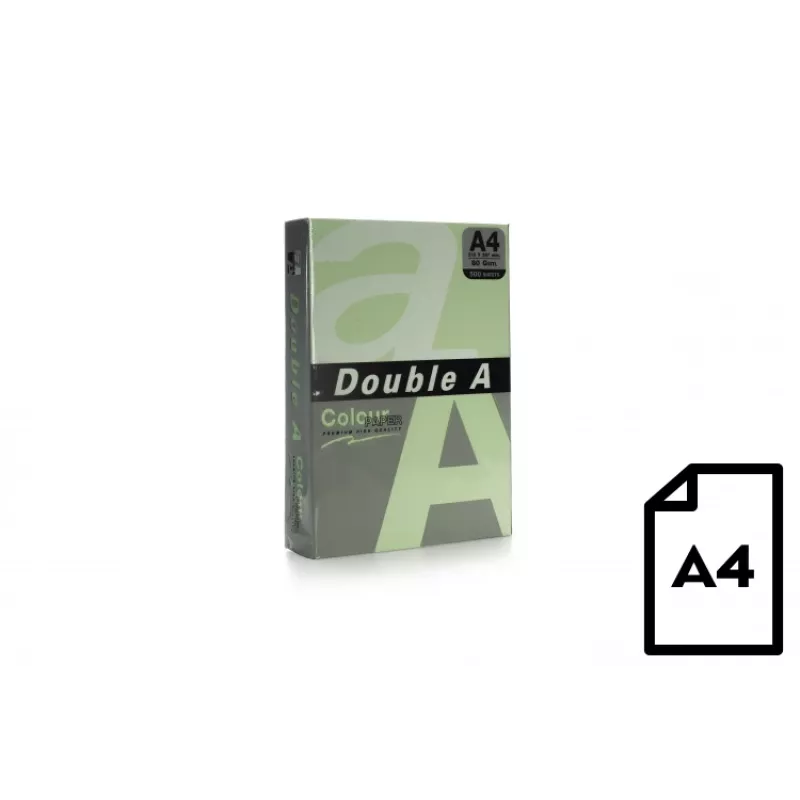 Papel colorido Double A, 80 g, A4, 500 folhas, Lagoon