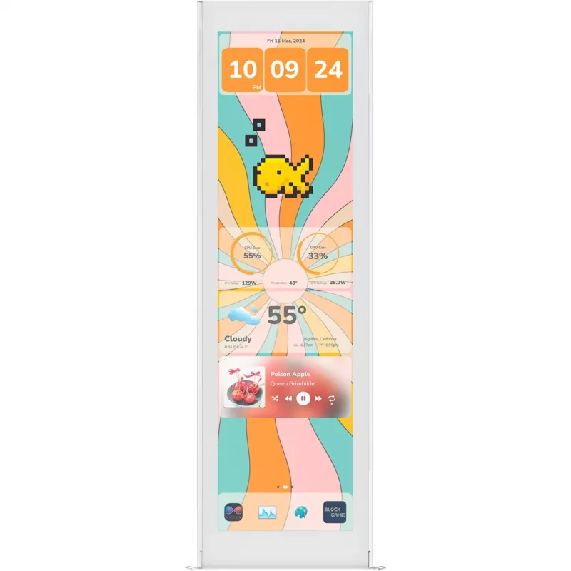 Y70 Touch Display Upgrade Snow branco (36,8 cm (14,5 polegadas), branco, ecrã tátil de 14,5 polegadas)
