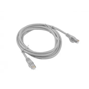 Cabo de rede LANBERG Cat6 RJ-45 para RJ-45 2 m F/UTP, condutor CCA, cinzento
