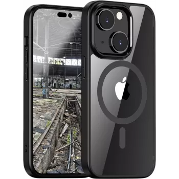 Capa JT BERLIN Pankow Hybrid MagSafe para iPhone 15 6,1 polegadas preto