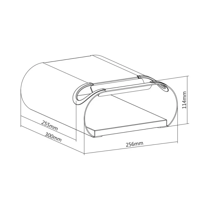 Maclean MC-466 suporte de parede para bicicleta com prateleira, máx. 25 kg, branco