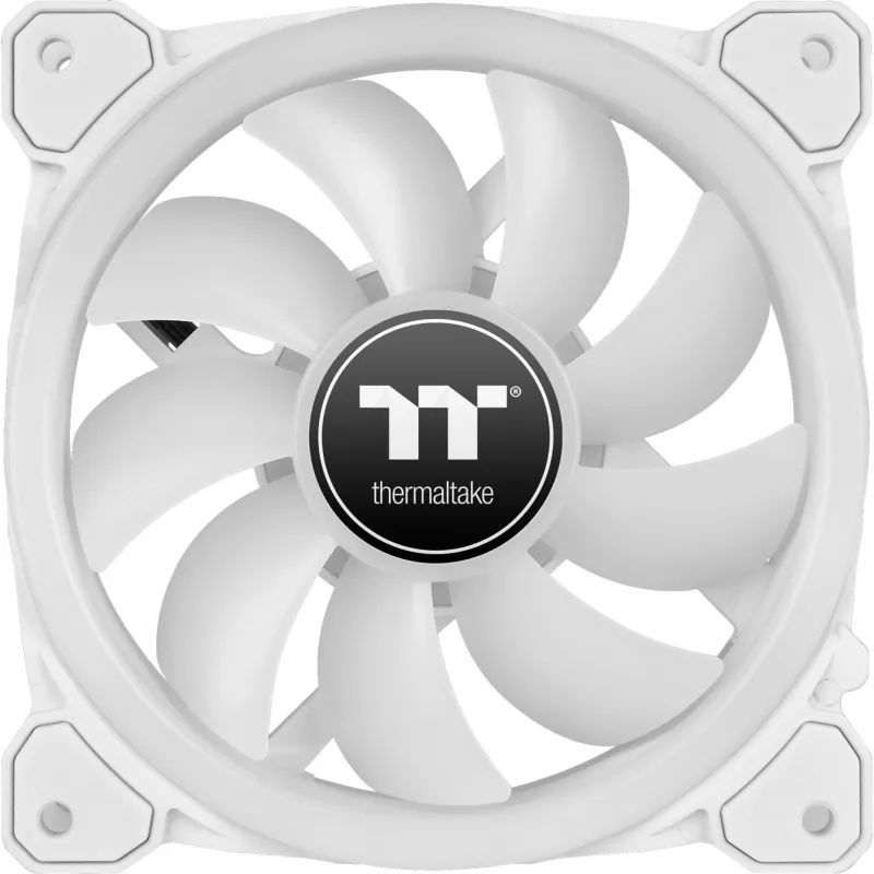 Thermaltake SWAFAN 14 RGB Radiator Fan TT Premium Edition CL-F146-PL14SW-A ventoinhas de caixa de 140 mm, pack de 3 com controlador, branco