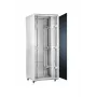SOMI Networks | Armário 19 polegadas autónomo 42U | 42U-80/100NACP | Cinzento | Carga máxima 800 kg; Painéis laterais amovíveis e com fecho; portas metálicas perfuradas; não montado | Profundidade: 100 cm