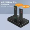 Qoltec 52274 Dock para SSD M.2 | NVMe | SATA | USB-C | DUAL 2 x 2TB
