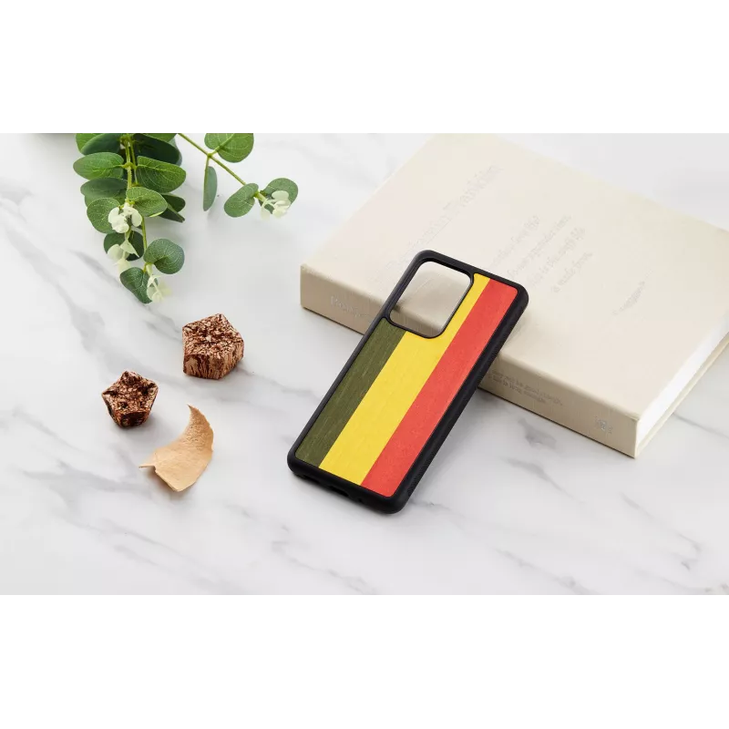 Capa para telemóvel Man and Wood para Samsung Galaxy S20 Ultra — reggae preto
