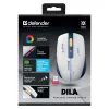 Rato gaming sem fios DEFENDER MM-282 RF — ambidestro, ótico 1800 DPI, 5 botões, USB, alimentado por pilhas