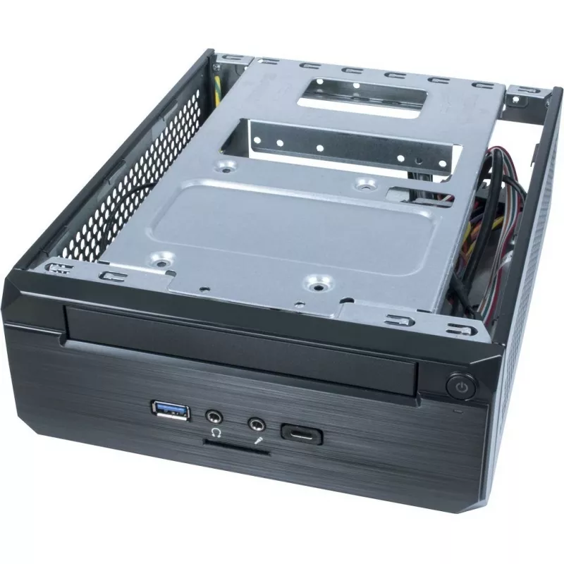 INTER-TECH ITX MW-02 Type C 3.0 incl. conector USB 3.0 Type C externo incl. compartimento fino para unidade de DVD (88881246)