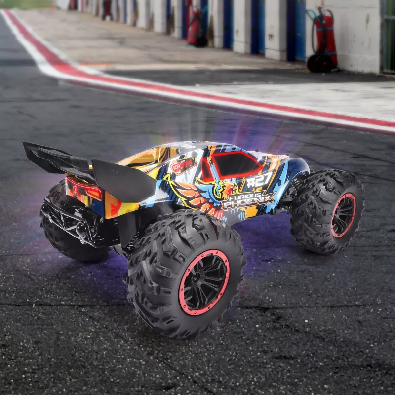 Carro RC off-road elétrico Simba-Dickie Furious Phoenix escala 1:10