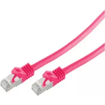 Cabo de rede ShiverPeaks BS75513-M rosa 3 m Cat7 S/FTP
