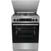 Gorenje GKS6C71XF Fogão independente com forno prateado