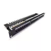 DIGITUS Professional DN-91624U - Patch panel - RJ-45 X 24 - preto, RAL 9005 - 1U (19 polegadas)