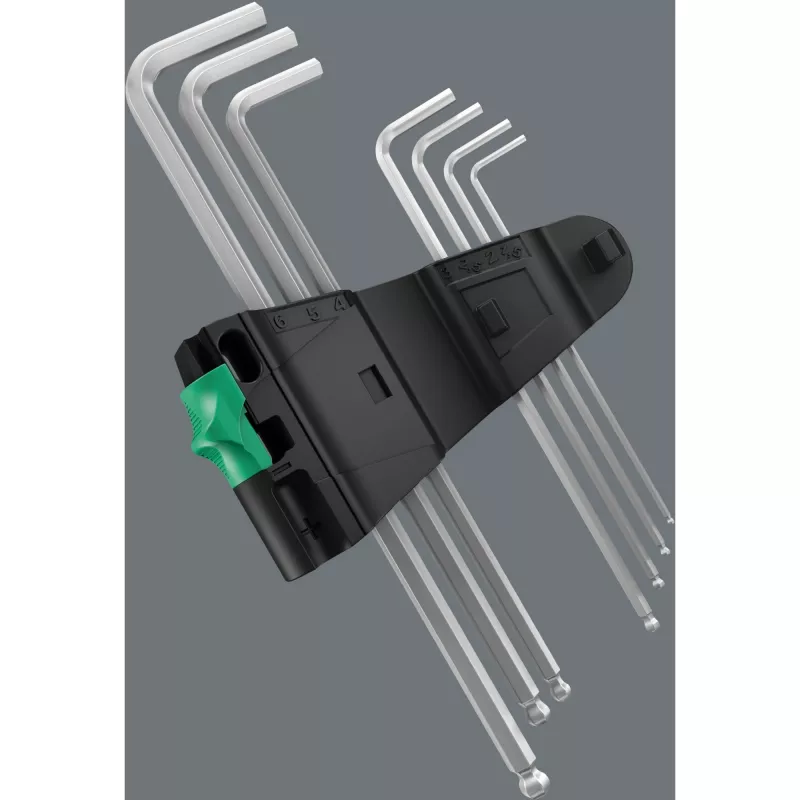 Wera 05133163001 Chave Allen em L formato métrica 9 peças