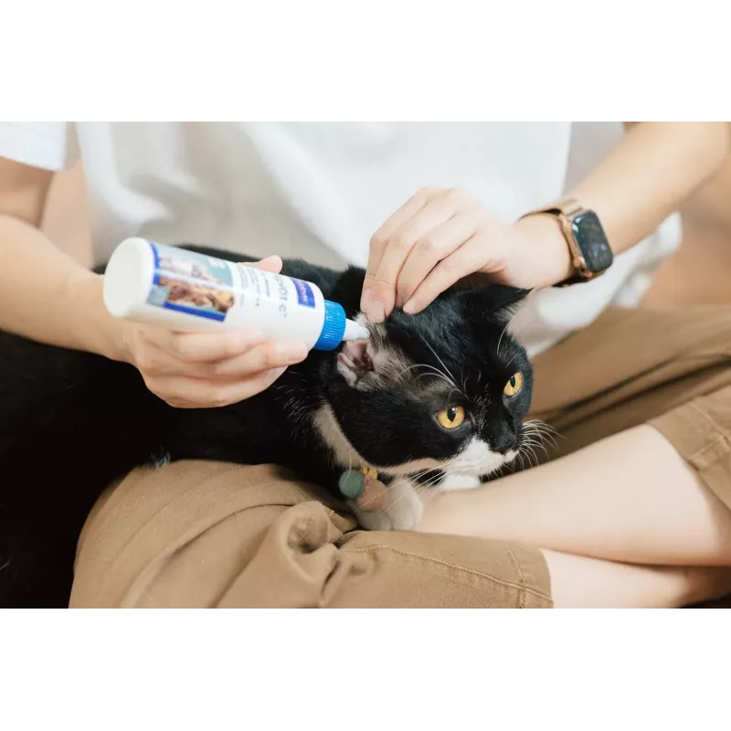 Solução de limpeza auricular VIRBAC EPI-OTIC S-I-S para cães e gatos 60 ml