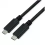 Cabo USB ROLINE 11.02.9065 USB 3.2 Gen 2 3 m USB C preto