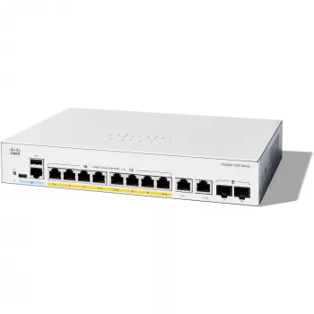 CISCO Catalyst 1200 switch 8 portas / PoE+ com orçamento de potência de 120W / 2 x 1G SFP uplinks (C1200-8FP-2G)