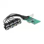 Placa Delock PCI Express > 8x Serial R