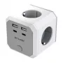 BlitzWolf BW-EC2 Power Cube 8em1 (4xAC / 2 x USB-A / 2 x USB-C)