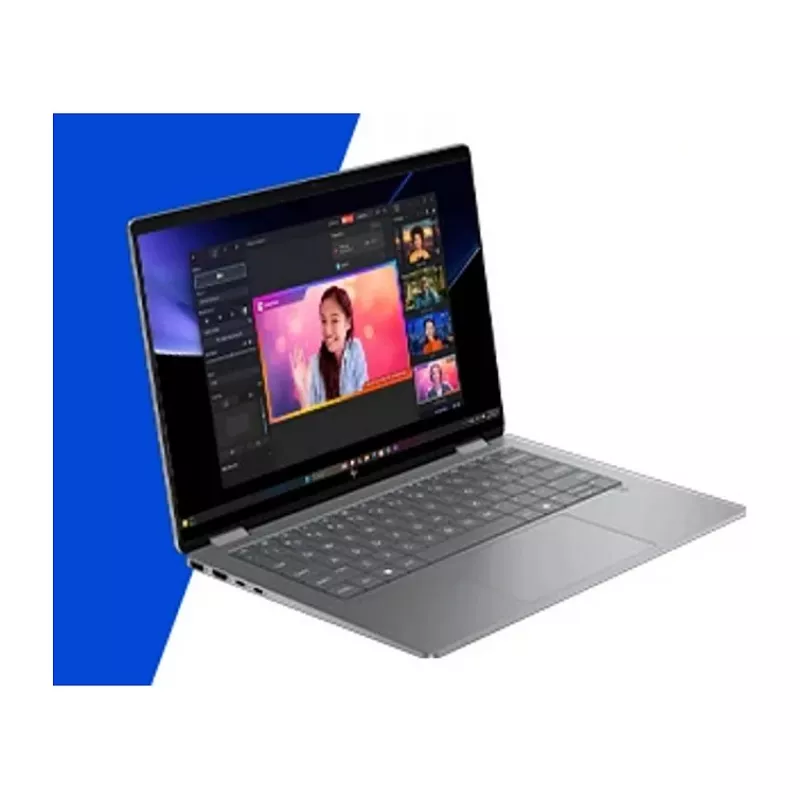 Portátil HP OmniBook X Flip Next Gen AI 14-fm0056ng - design flip - Intel Core Ultra 5 226V / 2,1 GHz - Win 11 Home - Arc Graphics 130V - 16 GB RAM - 512 GB SSD NVMe - 35,6 cm (14 inch)