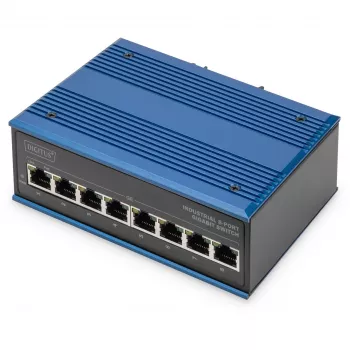 Switch não gerido Digitus DN-651121 8 portas Gigabit Ethernet PoE