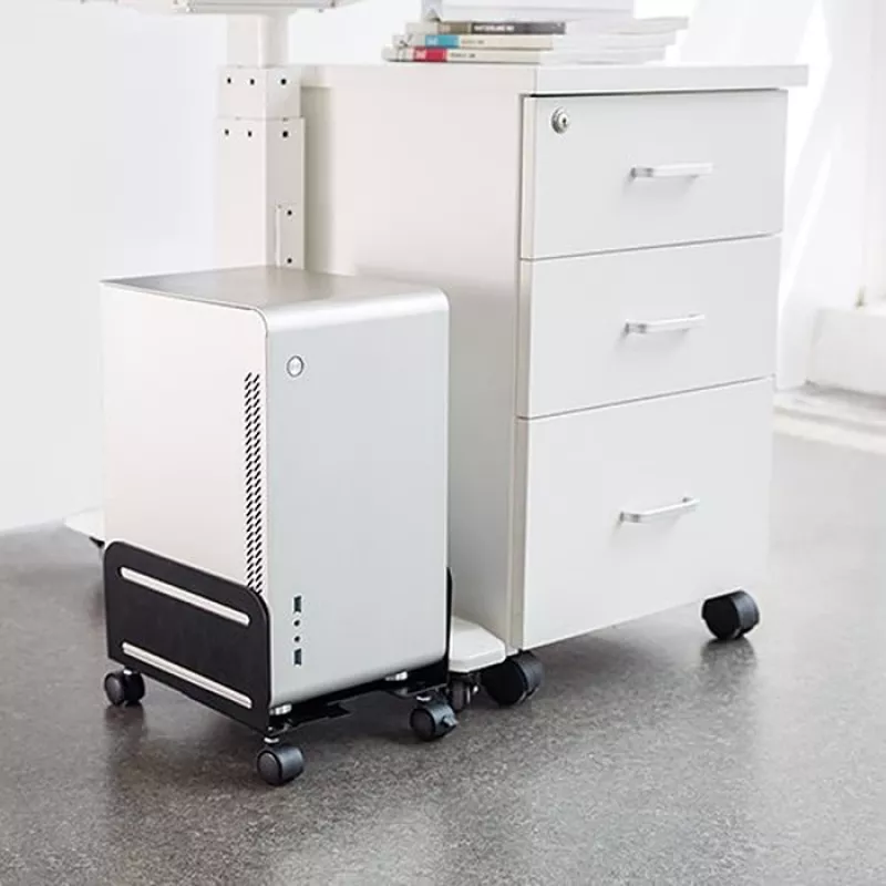Plataforma com rodas MACLEAN MC-851 — plataforma com rodas, preta, 119×260×128 mm, carga máx. 10 kg