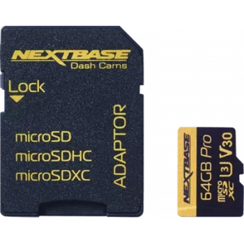 Cartão microSD U3 Nextbase c/ 64GB