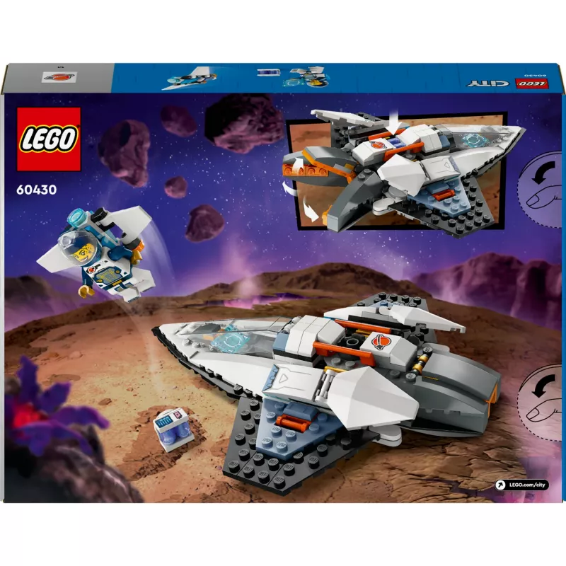 LEGO City 60430 Nave espacial interestelar, conjunto de construção, 240 peças, 1 minifigura, a partir dos 6 anos