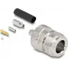 Delock 91764 conector de crimpar N fêmea para RG-174/RG-316