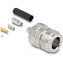 Delock 91764 conector de crimpar N fêmea para RG-174/RG-316