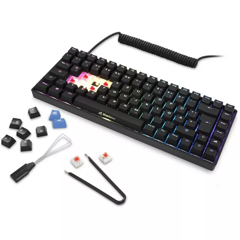 Sharkoon SKILLER SGK50 S3 Teclado Gaming USB QWERTZ alemão preto