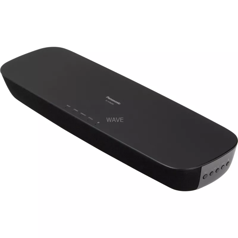 SC-HTB200EGK, altifalante preto, bass reflex, Bluetooth, HDMI