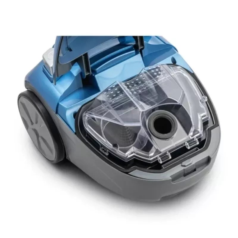 Aspirador sem saco ZELMER ZVC032P azul 1200 W, design de bidão compacto