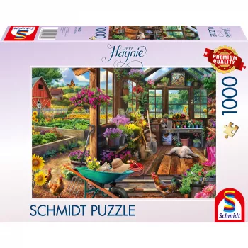 Jeff Haynie: Casa de jardim, puzzle 1000 peças