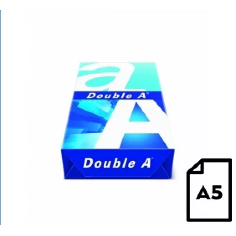 Papel Double A (categoria A), A5, 80 g, 500 folhas