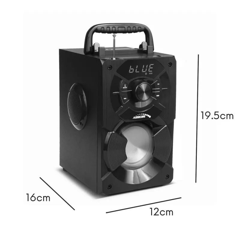 Altifalante Bluetooth Audiocore AC730, Preto