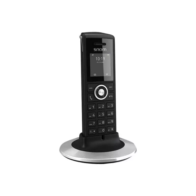 Snom M25 - Telefone adicional sem fios com identificação de chamadas/chamada em espera - DECT - Preto (3987)