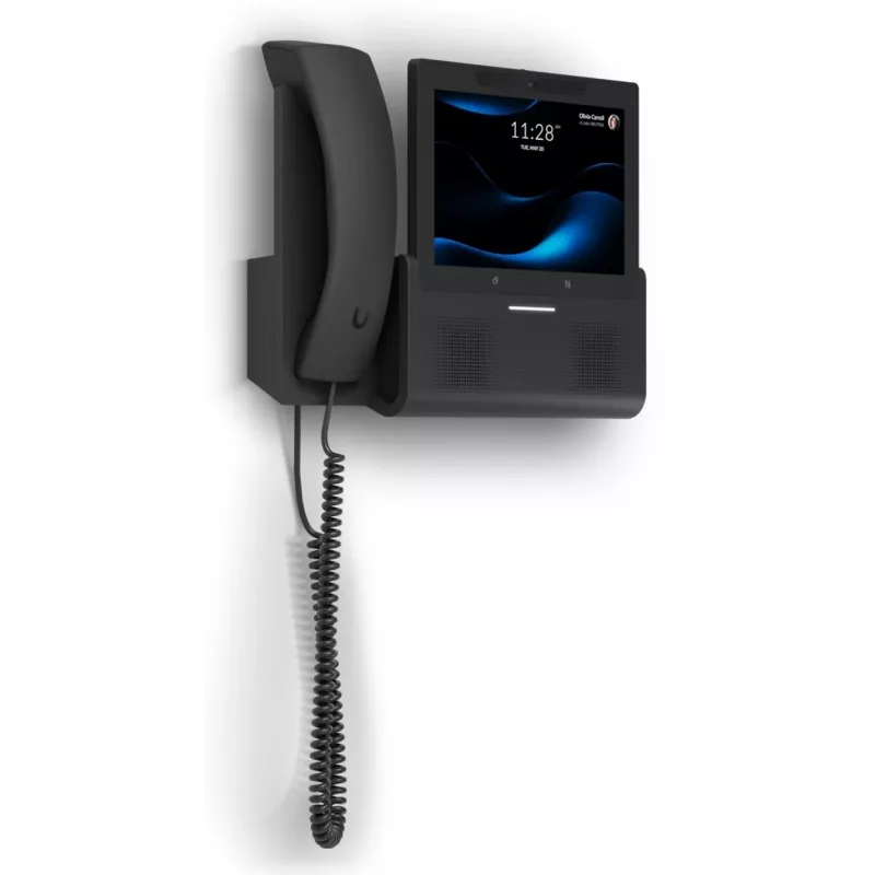 Ubiquiti UniFi G3 Touch Wall UTP-G3-Touch-Wall telefone VoIP, ecrã tátil de 7 polegadas 1280 x 800, câmara de 5 MP, 2x Gigabit LAN, PoE+, Wi-Fi 5 (802.11a/b/g/n/ac), Bluetooth 4.2, preto