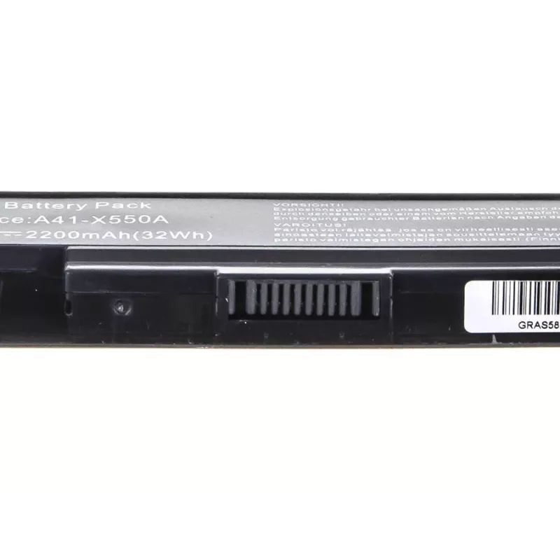 Bateria Green Cell AS58 para portáteis ASUS — Li-Ion 2200 mAh, 14.4 V, 4 células, preta