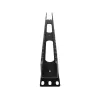 Caixa de cabos Alantec PK008 Organizador de parede 1U preto Metal/Plástico
