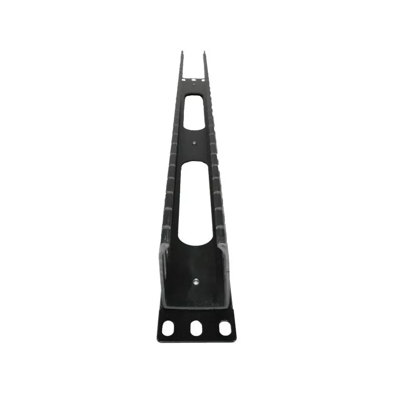 Caixa de cabos Alantec PK008 Organizador de parede 1U preto Metal/Plástico