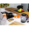 Lafe Essential XL CEG016 chaleira elétrica de vidro, 2 l, 2200 W, preta