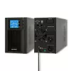 UPS Qoltec 53042 (fonte de alimentação ininterrupta) dupla conversão (online) 1 kVA 800 W 2 tomadas AC
