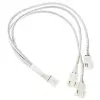 Kolink PGW-AC-KOL-160 cabo divisor PWM para ventoinhas 1 para 3, 35 cm, entrançado, branco