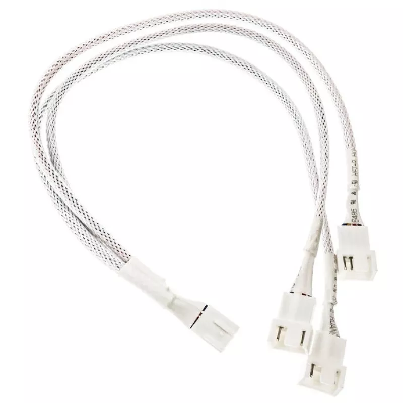 Kolink PGW-AC-KOL-160 cabo divisor PWM para ventoinhas 1 para 3, 35 cm, entrançado, branco