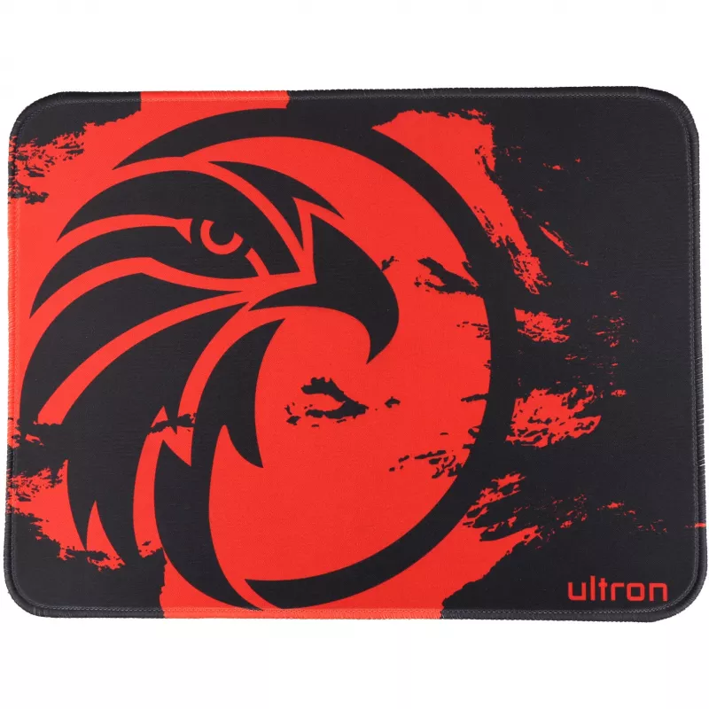 Conjunto gaming Ultron HAWK teclado rato QWERTZ alemão preto vermelho branco